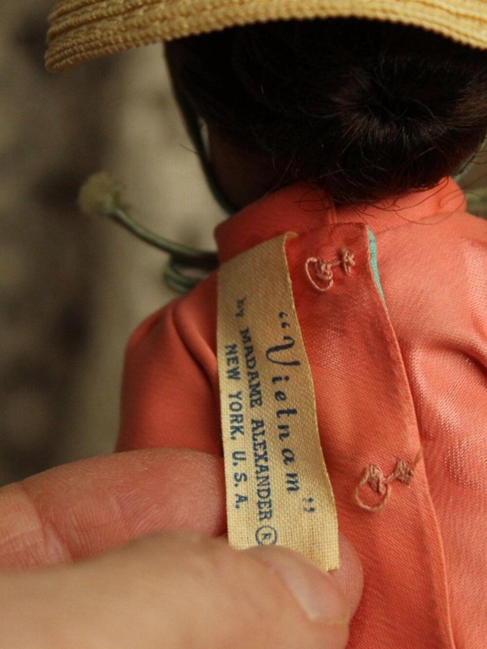 Vintage 1960s 1970s Madame Alexander Doll, Vietnam, Model #788, International - Picture 7 of 11